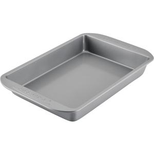 Farberware Nonstick Bakeware Baking Pan / Nonstick Cake Pan, Rectangle - 9 Inch x 13 Inch, Gray