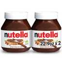 Nutella Chocolate Hazelnut Spread with Cocoa, Sweet topping for baking, breakfast and desserts, 2 Pack, 22.9 oz Each (EXP 12/09/25)