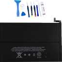 A1512 A1489 Battery Compatible with iPad mini 2 A1489 A1490 A1491 & iPad mini 3 A1599 A1600 A1601 3.75V 6471mAh 24.3Whr with Installation Tools