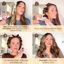 2 x Yanibest Heatless Hair Curler to Sleep in, Overnight Curl Headband for Natural Wavy Curls, No Heat Soft Hair Curler Set with Hair Clip Scrunchies for Styling, No Slip Heatless Curls