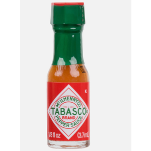 TABASCO .125 oz. Original Hot Sauce Mini Bottles 5 Packs BBD: 06-18-26