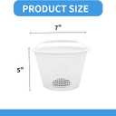 7" Pool Skimmer Replacement Basket for Hayward Pool Skimmer, Fits for SP1082, SP1082CA, SP1083, SP1084, SP1085, SPX1082CA, B-152 Skimmer Basket, Inground Pool Cleaning & Maintenance Accessory