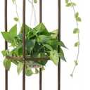 100% Metal Obelisk Garden Trellis 5.5 Feet Tall Sturdy Plant Support for Climbing Vines and Flowers Stands,1pc Upgrade (Bronze, Medium)