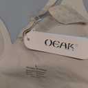 OEAK Women Comfortable Jelly Bras No Underwire Seamless Full Coverage Bralette Buttery Soft Convertible Everyday Tshirt Bra, Semolina, Large