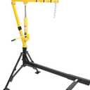 MAXXHAUL 70238 Receiver Hitch Mounted Hydraulic Swivel Pickup Truck Crane - 1000 lbs. Capacity With 3 Boom Capacities of 500 lbs, 750 lbs and 1000 lbs.