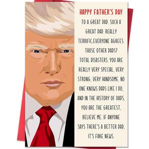 9 x Funny Fathers Day Card for Dad, Happy Fathers Day Cards Gifts from Daughter Son, Father's Day Card Gifts