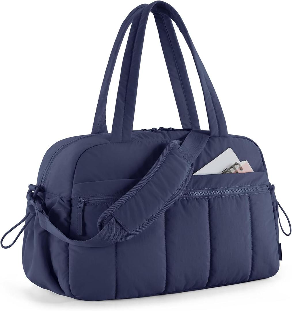 BAGSMART Gym Bag for Women, Duffle Bag for Travel with Wet Pocket, Lightweight Carry on Weekender Duffel, Water Resistant