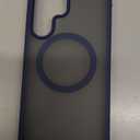 TORRAS for Samsung Galaxy S25 Ultra Case, Fit for MagSafe, 4X Military Grade Protection, Translucent Slim Magnetic Shockproof TPU/PC Case for Samsung S25 Ultra Case, Navy Blue