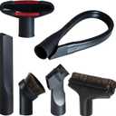Vacuum Attachments 32mm (1 1/4 inch) Vacuum Accessories Brush Flexible Crevice Kit for Shop Vac Attachments 1 1/4 1 3/8,7 Packs