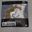 FESHFEN Messy Bun Hair Piece - Elastic Wavy Curly Hair Bun Scrunchies Extensions Synthetic Chignon Hairpieces for Women Girls, Mixed Blonde and Ash Blonde Tips 1.5 oz (Medium)