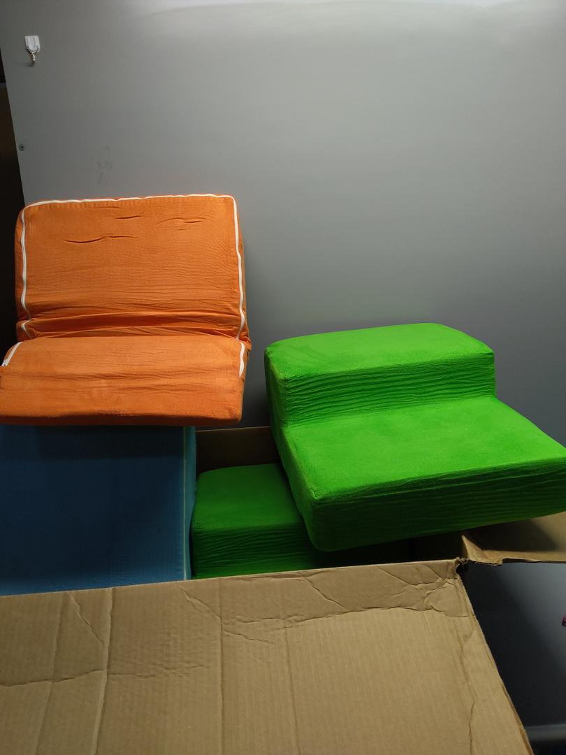 Children Climbing Box Playtime