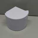 Wall Mounted Waterproof Paper Holder Bathroom Paper Roll Holder (White)