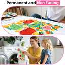 Colorful Fabric Paint Set for Clothes 12 Colors - Permanent Textile Paint Kit for Shoes, Canvas - Non-Toxic Slick Painting Set for Adults, Beginner & Artists (0.4 Fl Oz (Pack of 12))