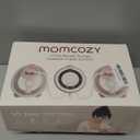 Momcozy Breast Pump V1 Pro Hospital-Grade, Hands-Free & Portable Wearable Pump, Upgraded Electric Pump with 3 Fine-Tuned Rhythms|15 Levels, Come with Leak-Proof DoubleFit Flange, Cozy Red.