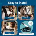 Onco LED Baby Car Mirror with Light - 2 Modes for Day & Night Driving, 100% Shatterproof & Shakeproof Car Mirror for Baby with 360 Rotation