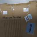 WAOWAO Window Safety Guards for Children Kids Child Toddler Pets Proof Extra Wide White Tension Security Window Guard Gate for Home Fit 36.22"-61.41" Sliding Windows (2 Piece)