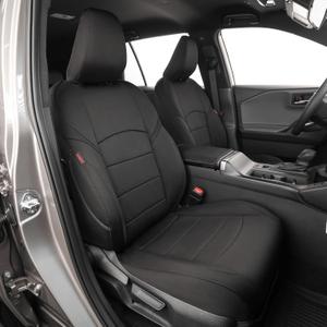 EKR Rav4 Seat Covers Custom Fit for Toyota Rav4 (Hybrid) LE/XLE Premium 2026,Car Seat Cover Full Set for SUV,Neoprene(Black)