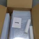 Kitsure Thicker & Sturdier Shoe Boxes - 12 Pack White Clear Plastic Foldable Storage Organizer with Magnetic Door, Reinforced Heavy-Duty Design for Sneakers, Toiletries & Accessories, 13.2"x9.8"x7.3"