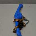 Ninja-Twister Swing Spins Set: Slackline Attachments - 360 Handle Twist-Spin Flips Toy Activate Ninja Powers Warrior Accessories Kids Hang Toys for Playground Backyard Blue