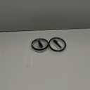 Stanley Cup Flip Straw Lid Replacement - 2Pcs 40oz Reusable Tumbler Cover, Spill Proof Splash Resistant, Flip Spill Stopper Lids (Black)