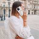 Luxury Compatible with iPhone 14 Pro Max Case with Glitter Diamond Stand, Soft Quilted Leather Design for Women & Girls 6.7" (Orange)