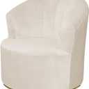 Velvet Single Sofa Cover Swivel Barrel Chair Cover Modern Accent Chair Slipcovers Barrel Armchairs Sofa Cover Protector for Home Decor Living Room