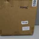 12 Inches Marble Cutting Board Round Marble Tray White Scalloped Board with Non Slip Decorative Pastry Tray for Kitchen Pizza Cake Bread Baking Cheese Display