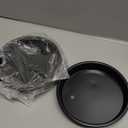 6 Pack Deep Dish Pizza Pan Personal Pizza Pan for Oven Round Pizza Plates Set Small Pizza Baking Sheet Non Stick Carbon Steel Pizza Platter Metal Pizza Trays for Serving Cooking Grilling 6,5Inch