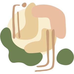 WallPops Soft Amoeba Modular Mural Peel and Stick Wall Decals, VPD6389