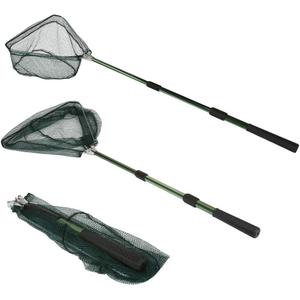 RESTCLOUD Fishing Landing Net with Telescoping Pole Handle, Fishing net Freshwater for Kids Men Women, Extend to 40-63 Inches