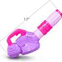 ArtCreativity Bubble Leaf Blower, Bubble Machine Outside Outdoor Toys for Toddlers 1-3, Summer Toys for Girls, for Kids, Preschool, First Birthday Gifts for Girls & Boys, Pink & Purple