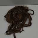 Ladies Ponytail Extensions Girls Flexible Curl One Piece Clip 32 inches Synthetic Wigs Pony Tail Hair Highlighted Hairpiece Women Wavy Hairpiece Khaki