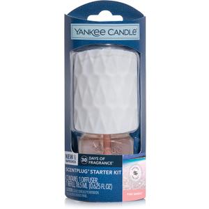 Yankee Candle Organic Pattern ScentPlug Diffuser Starter Pack with Pink Sands Refill