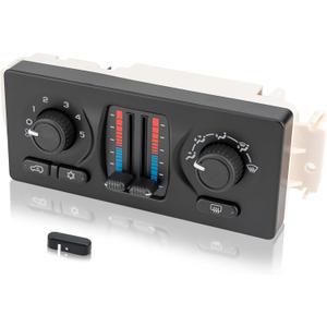 Climate Control Module AC Heater HVAC Panel 599-210XD Fit for Chevy Silverado GMC Sierra 1500 2500 3500 Tahoe Suburban Avalanche Trailblazer Yukon XL Envoy Cadillac Escalade