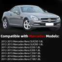 MITZONE Aluminum Engine Valve Cover Compatible with Mercedes Benz C180 C200 E200 E250 SLK200 C250 SLK250 2012-2016 1.8L Replace A2710101730