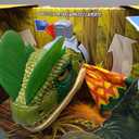 Fisher-Price Imaginext Jurassic World Dinosaur Toy Thrash Attack Dilophosaurus 16+ Inch with Lights & Sounds for Pretend Play Kids Ages 3+ Years