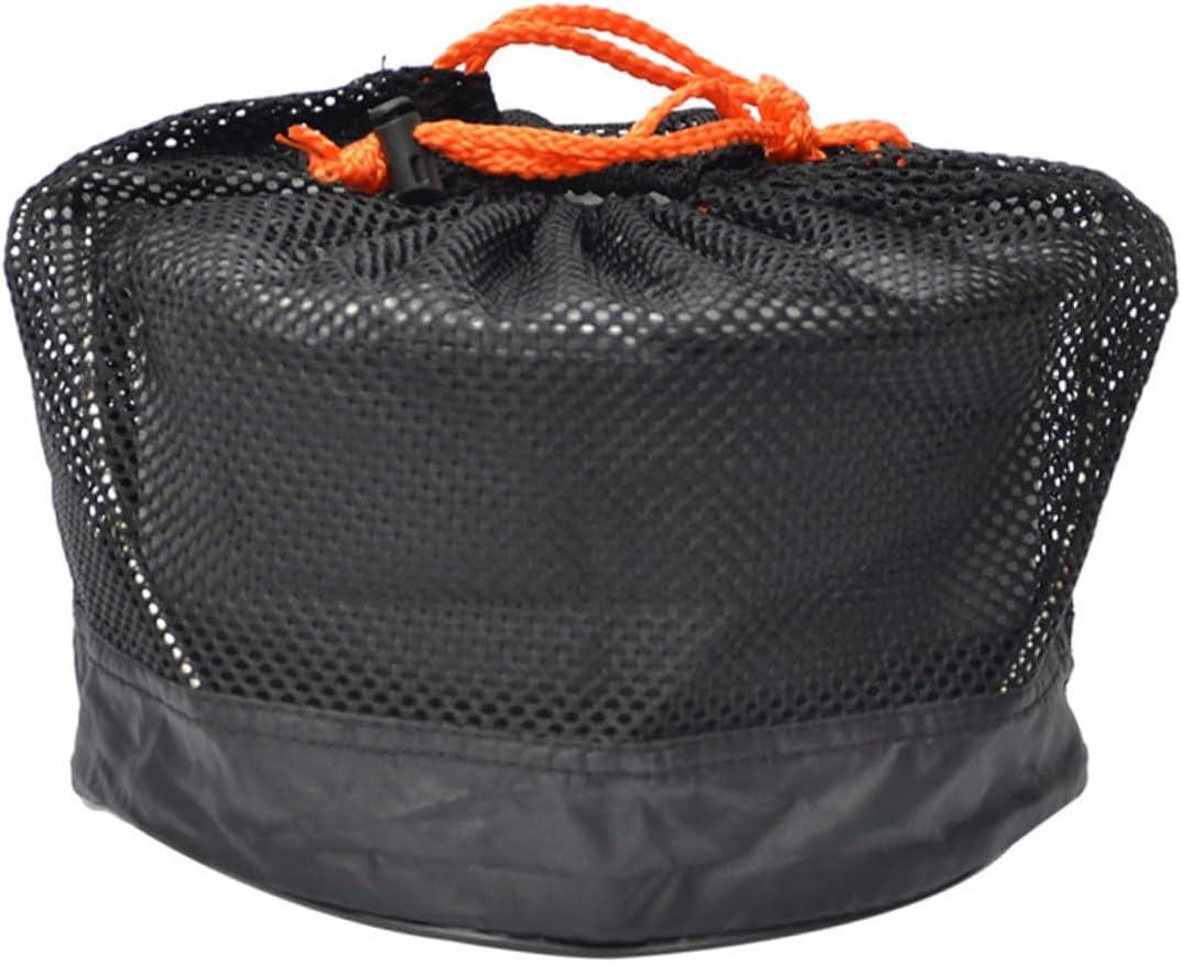 POPETPOP Camping Non-Stick Pot Portable Folding Cooking Utensil for Outdoor Cooking Lightweight Aluminum Camping Cookware for Hiking Picnics and Fishing 1-Person Capacity