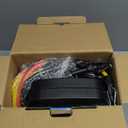 MQRW Push Up Board,Home Gym,Portable Exercise Equipment,Pilates Bar and 20 Fitness Accessories with Resistance Bands and Ab Roller Wheel,Full Body Workout at Home (Black)