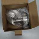 YOHOM Stainless Steel Vacuum Suction Cup Bathroom Shower Holders - Removable Towel Rack, Bathrobe and Loofah Hooks with Brushed Finish (Silver)