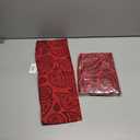 Lularoe LEGGINGS Red Paisley Print, 2 Pack, Size TC