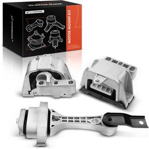 A-Premium 3PCS Engine Motor Mount and Transmission Mount Set Compatible with Volkswagen VW Jetta 1999-2005, Golf 1999-2006, Beetle 1999-2005, L4 1.8L 1.9L 2.0L