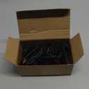 Moxweyeni 2 Inch Grid Wall Hooks 25 Pcs Gridwall Panel Hooks Store Garage Wall Mount Organizers Storage Grid Display Hangers for Retail, Craft Show, Home Setup, Customized Display(Black)