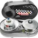 Complete Torque Converter for Predator 212 Go Kart Clutch Kit Set 3/4inch 10T #40/41 and 12T #35 Chain Replacement for 218353A Manco Comet TAV2