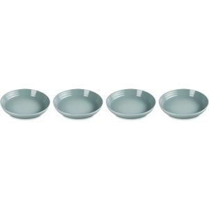 Le Creuset Stoneware Set of 4 Pasta Bowls, 8.5" each, Sea Salt