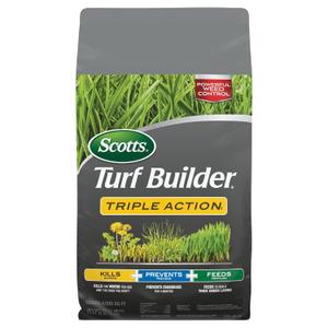 Scotts Turf Builder Triple ActionI, Weed Killer and Preventer Plus Lawn Fertilizer, 4,000 sq. ft., 11.31 lbs.