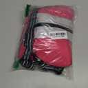 SUNFURA Small Dog Coat with Harness Built-in, Warm Dog Jacket with Zip, Reflective Winter Coat Pet Sweater Clothes for Small Dogs Schnauzer, Yorkshire Terrier, Shih Tzu, Hot Pink S