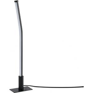 Bedside Touch Lamp,LED Table Lamp with 3 Color Temperatures and Stepless Dimming,Slim Modern Light for Bedroom,Nightstand,Desk and Office,6W Black (S-702-2)