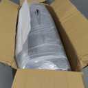 Reading Pillow for Sitting in Bed Adult, Back Pillow for Bed Sitting up, Backrest Pillow with Arms, Back Support Pillows for Gaming Lounging Watching TV, Medium 19" Grey (Medium (5'3"-5'10"))