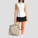 Soothfeel Women's Golf Polo Shirt Tank Tops Sleeveless 1/4 Zipper Collarless Quick Dry Athletic Tennis Shirts for Women (Blue, XS)