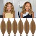 Marley Twist Braiding Hair 12 Inch Marley Hair for Soft Faux Locs Spring Twist hair Passion Twist Hair Butterfly Locs Crochet Hair for Black Women Kinky Twist Hair for Braiding(6 Packs,27#)